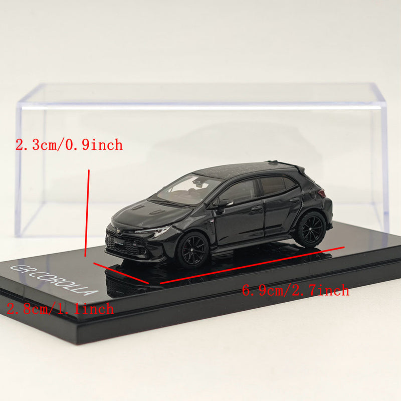 1:64 Hobby Japan Toyota GR COROLLA RZ Precious Black Pearl HJ641067BK Diecast