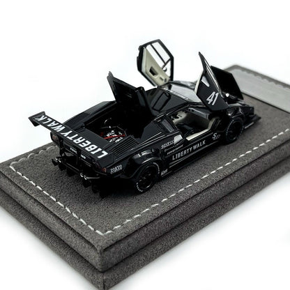 Topart 1:64 LBWK Countach #41 Diecast Toys Alloy Collectible Model Car