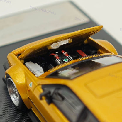 RM 1/64 Alfa Romeo GTV6 Gold/Silver Diecast Toys Car Models Collection Gifts