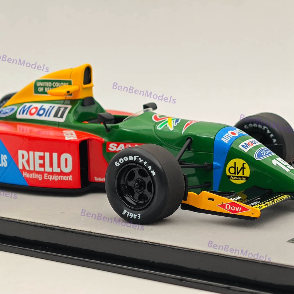 1/18 Scale Tecnomodel BENETTON F1 B190 GERMANY GP 1990 NANNINI #19 LE80 Resin