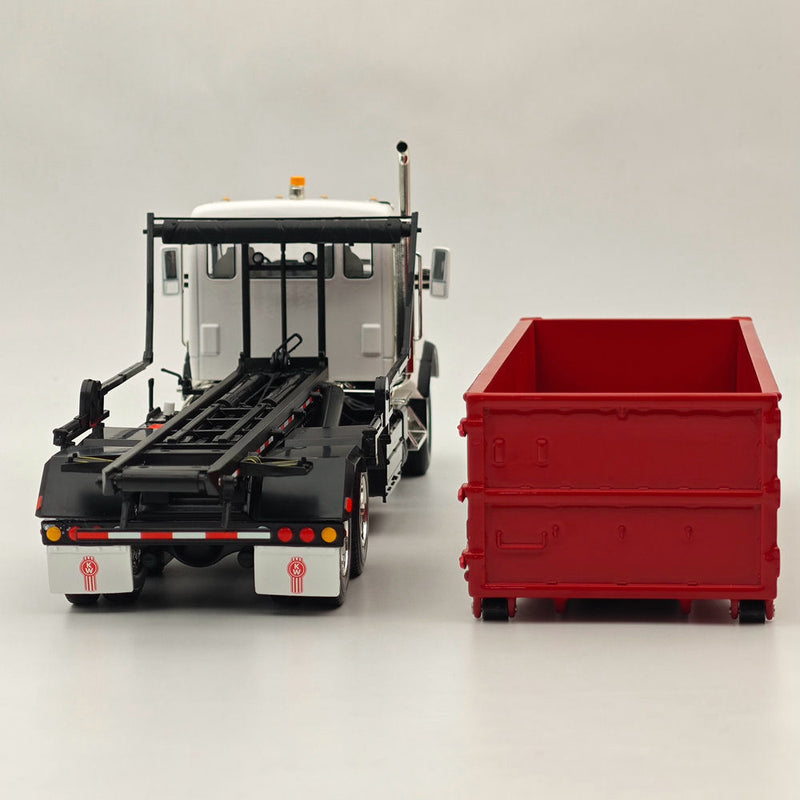 FIRST 1/34 KENWORTH T880 WITH TUB-STYLE ROLL-OFF CONTAINER Red 10-4251 Truck