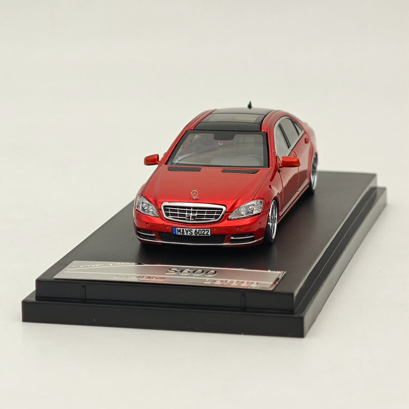 Street WARRIOR SW 1/64 Mercedes Benz S Class S600L W221 Red Limited to 399 Diecast Models Car Collection