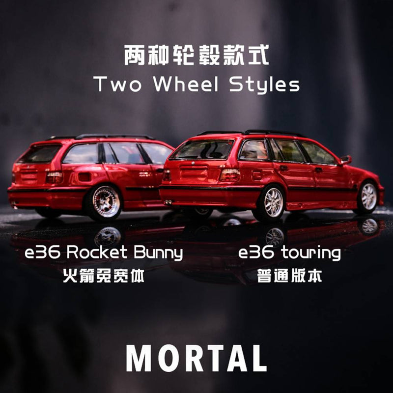 Mortal 1:64 BMW E36 3-Series Four Door Dtation Wagon Diecast Toys Car Models Hobby Collection Gifts Limited Edition