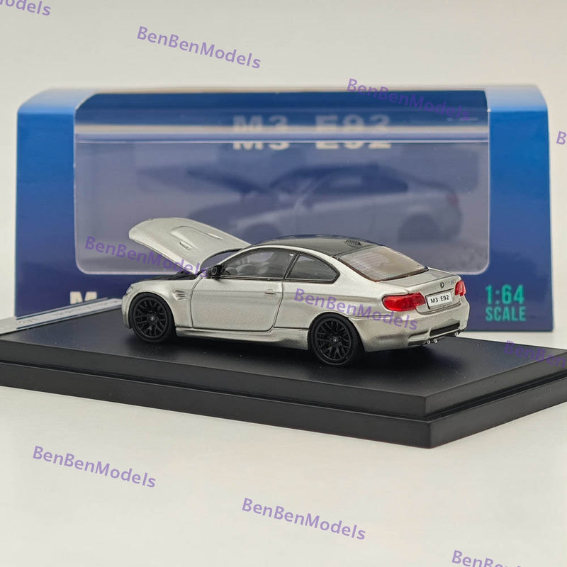 1/64 Model Attitude MA Maquette miniature E92 M3-Gris Silverstone Diecast