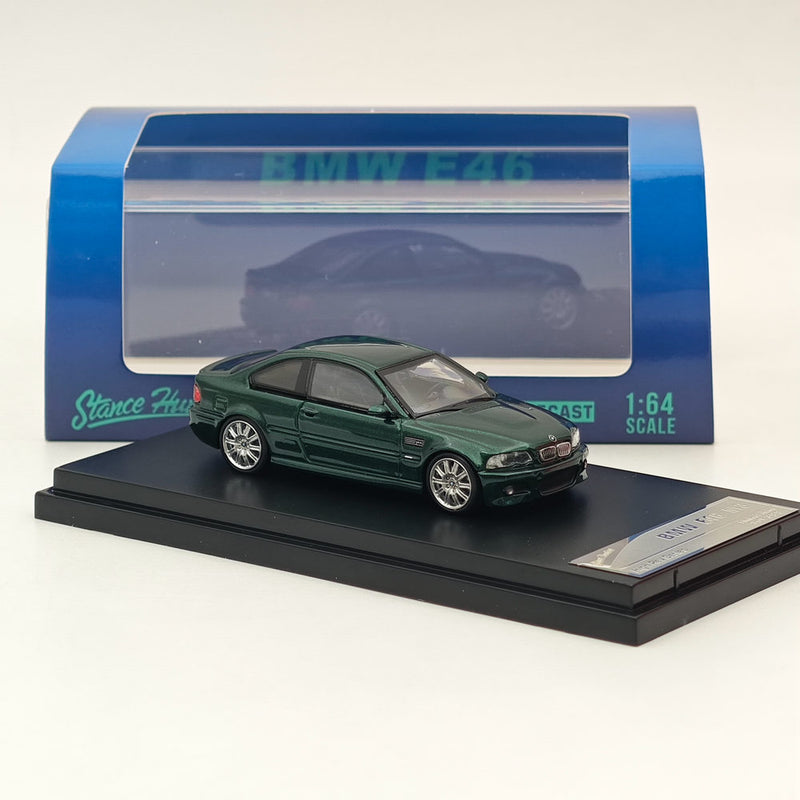 1:64 SW BMW E46 M3 HICH REV SERIES Green Diecast Models Car Collection