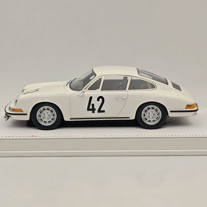 Ivy Merit 1/18 Porsche 911s 1967 Le Mans Blanc 42# Résine de collection de haute qualité