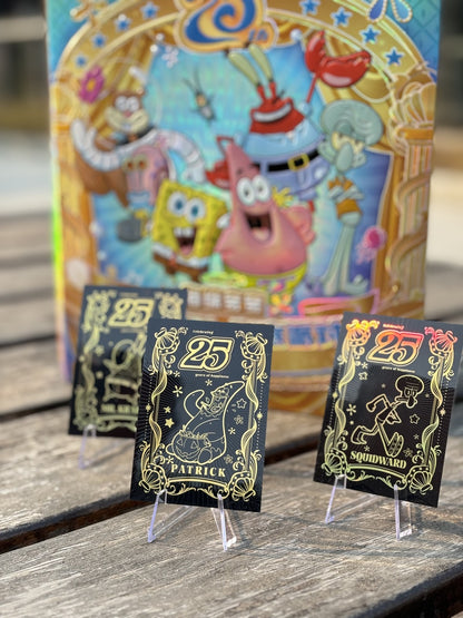 VANLUCK SpongeBob SquarePants 25th Anniversary Undersea Party Trading Cards