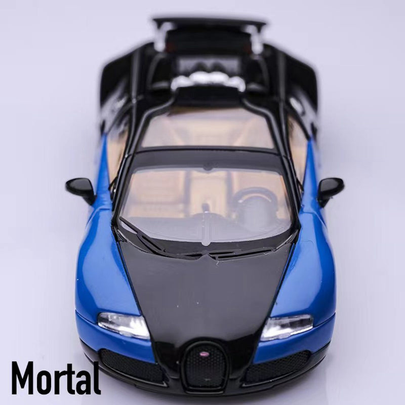 Mortal 1:64 Bugatti Veyron Super Sport Diecast Toys Car Models Collection Gifts Panda Gulf Ceramics Gifts