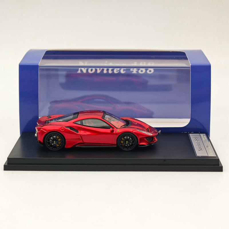 Ichilan 1:64 Novitec 488 Pista Racing Sports Diecast Car Model Toy Collections