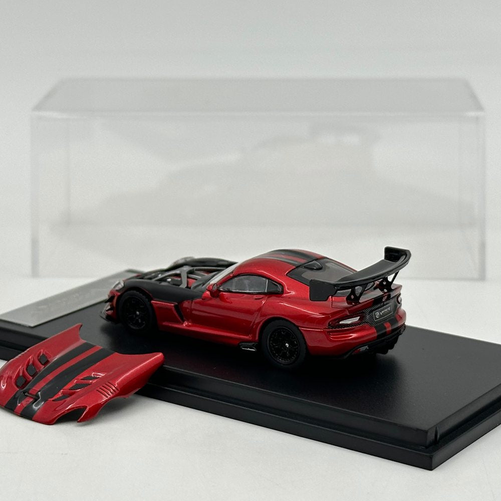 Hone Model 1/64 Viper MK3 ACR Magnetic Hood Racing Sports Diecast Model Car