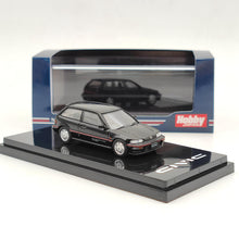 Modèle réduit de voiture moulé sous pression, noir, Hobby Japan Honda Civic (EF9) SiR II HJ641031ABK, 1/64 