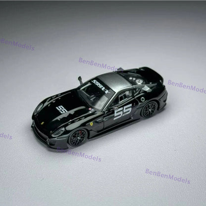 RM 1:64 Ferrari 599XX Racing Sports Model Diecast Car Model with Openable Hood