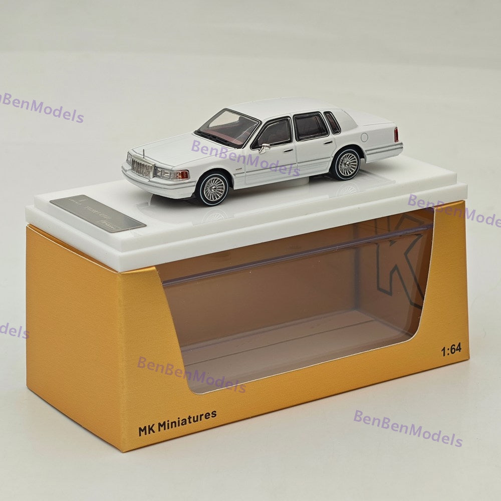 1/64 MK Miniatures Town Car Luxury Sedan Model Diecast Metal Car Limited