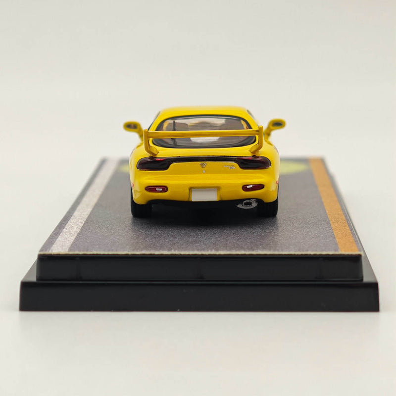 Hobby Japan 1/64 Mazda RX-7 (FD3S) RedSuns Initial D Open Headlights HJ645007DA Diecast Model Collection