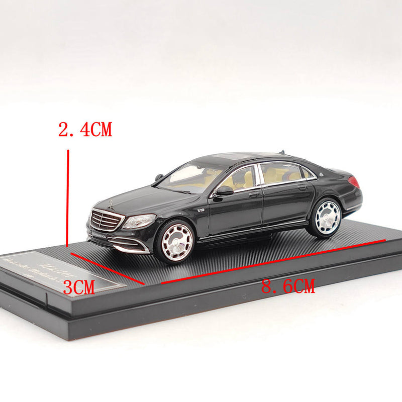 Presale Master 1:64 Mercedes Benz Maybach S680 Diecast Model Car Collection Toys Auto Gift Black