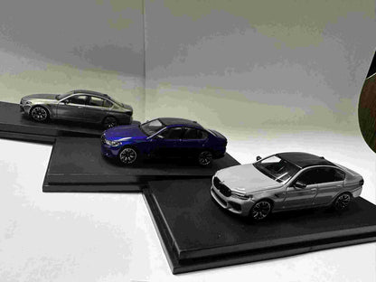 MJ 1:64 BMW M5 SF90 White Widebody Supercar Diecast Toys Car Model Gifts Limited 999