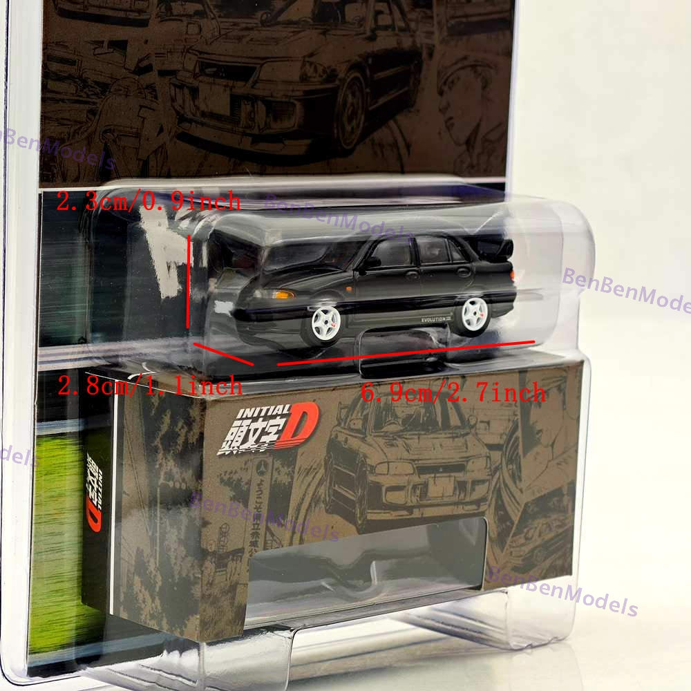 1/64 Hobby Japan Lancer RS Evolution III INITIAL D HJDMD004 Black