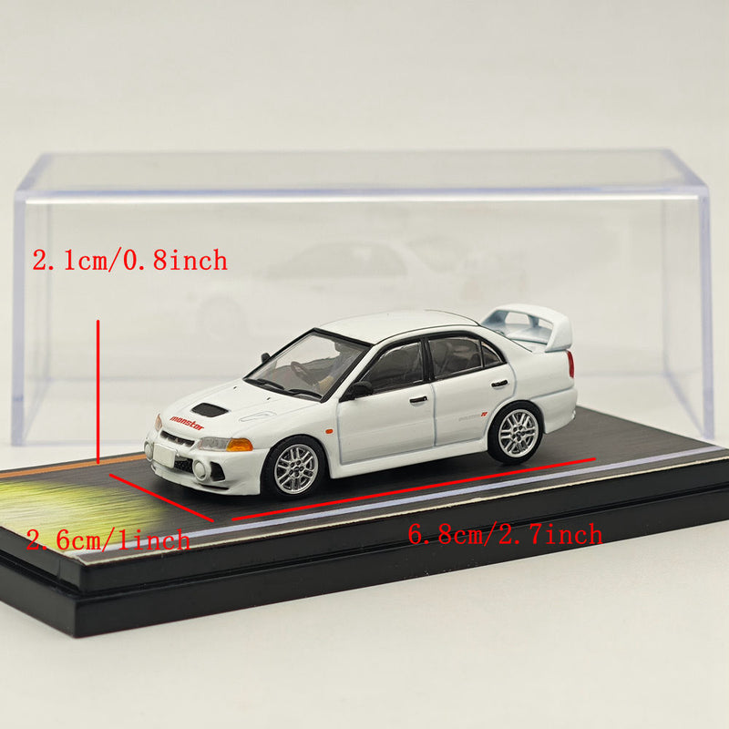 Hobby Japan 1/64 Mitsubishi Lancer RS Evolution IV INITIAL D White HJ642011D Diecast Models Car Limited Collection