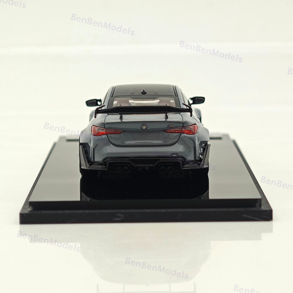 1:64 SW BMW M4 G82 Grey Sports Diecast Models Car Limited Collection Gifts