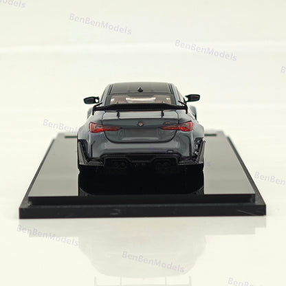 1:64 SW BMW M4 G82 Grey Sports Diecast Models Car Limited Collection Gifts