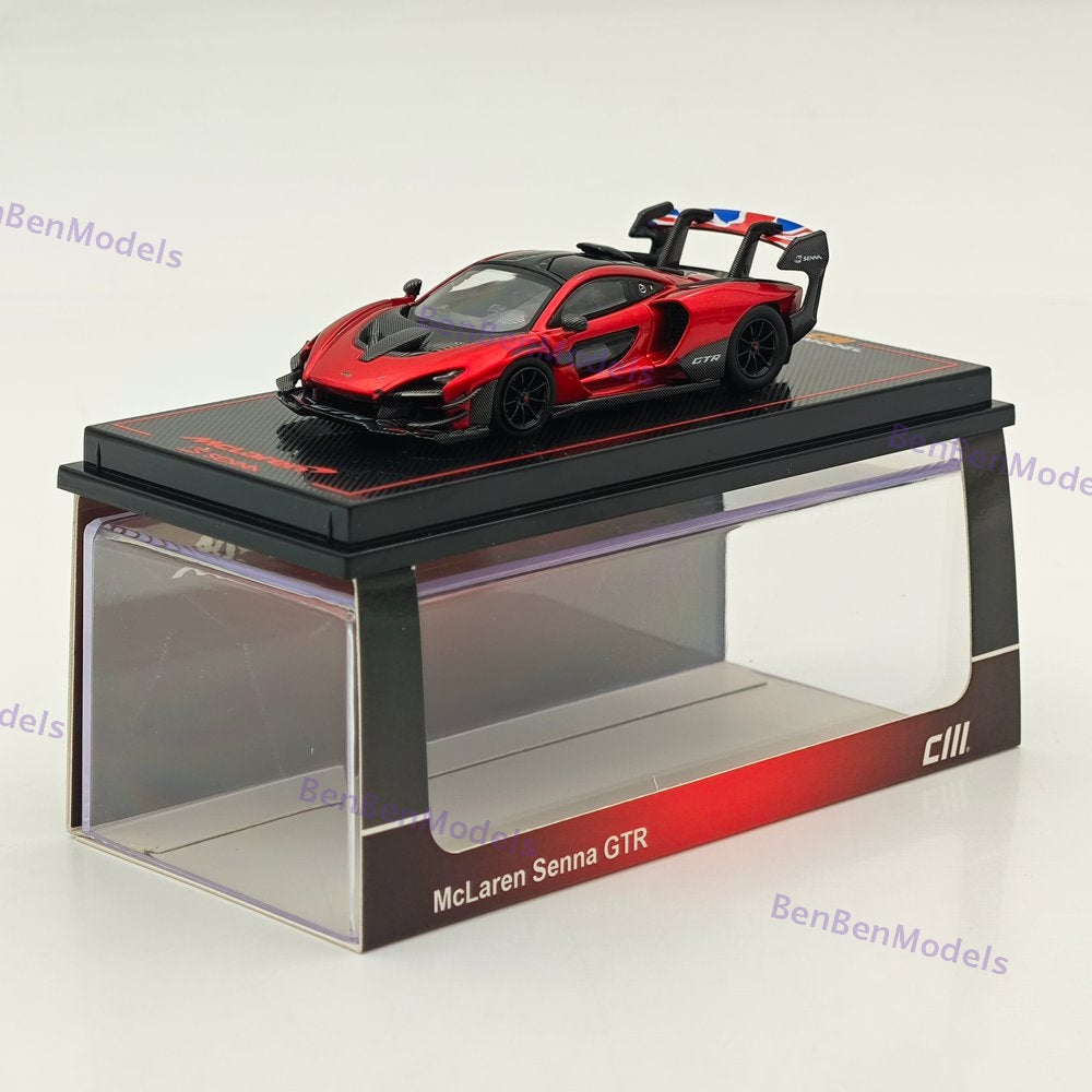 CM 1:64 McLaren Senna GTR Alloy Diecast Model Car Limited Ornaments Supercar