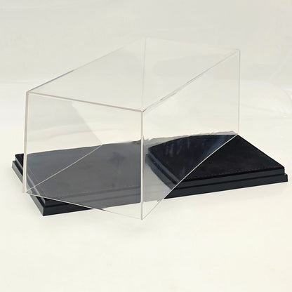 1:18 Dustproof Acrylic Display Case Flocked Base For Diecast Car Collectibles Storage