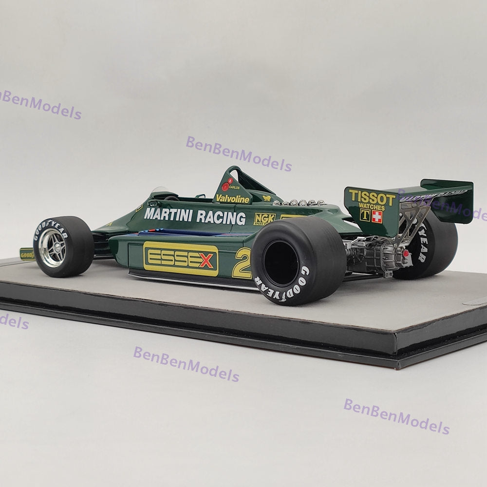 1/18 Tecnomodel Mythos Series Lotus 79 1979 ltaly GP #1 Carlos Rentemann Resin