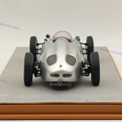 1/18 Tecnomodel Porsche 718 F2 Presse Version 1960 CA18-TMP002 Silver Resin