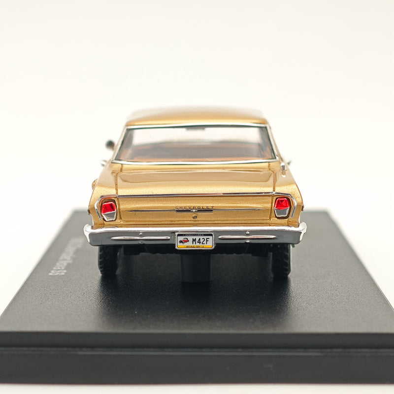 NEO 1/43 1963 Chevrolet Nova SS Gold Resin Models Car Colllection