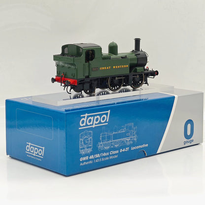 7S-006-003 Dapol 48xx O Gauge - 0-4-2T GWR green 'Great Western' lettering 4814