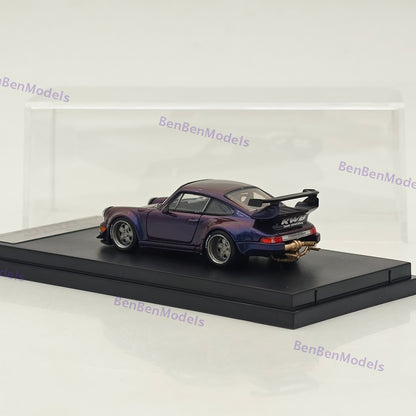 1:64 SW Porsche RWB 964 Classic Sports Model Diecast Model Car Limited Edition