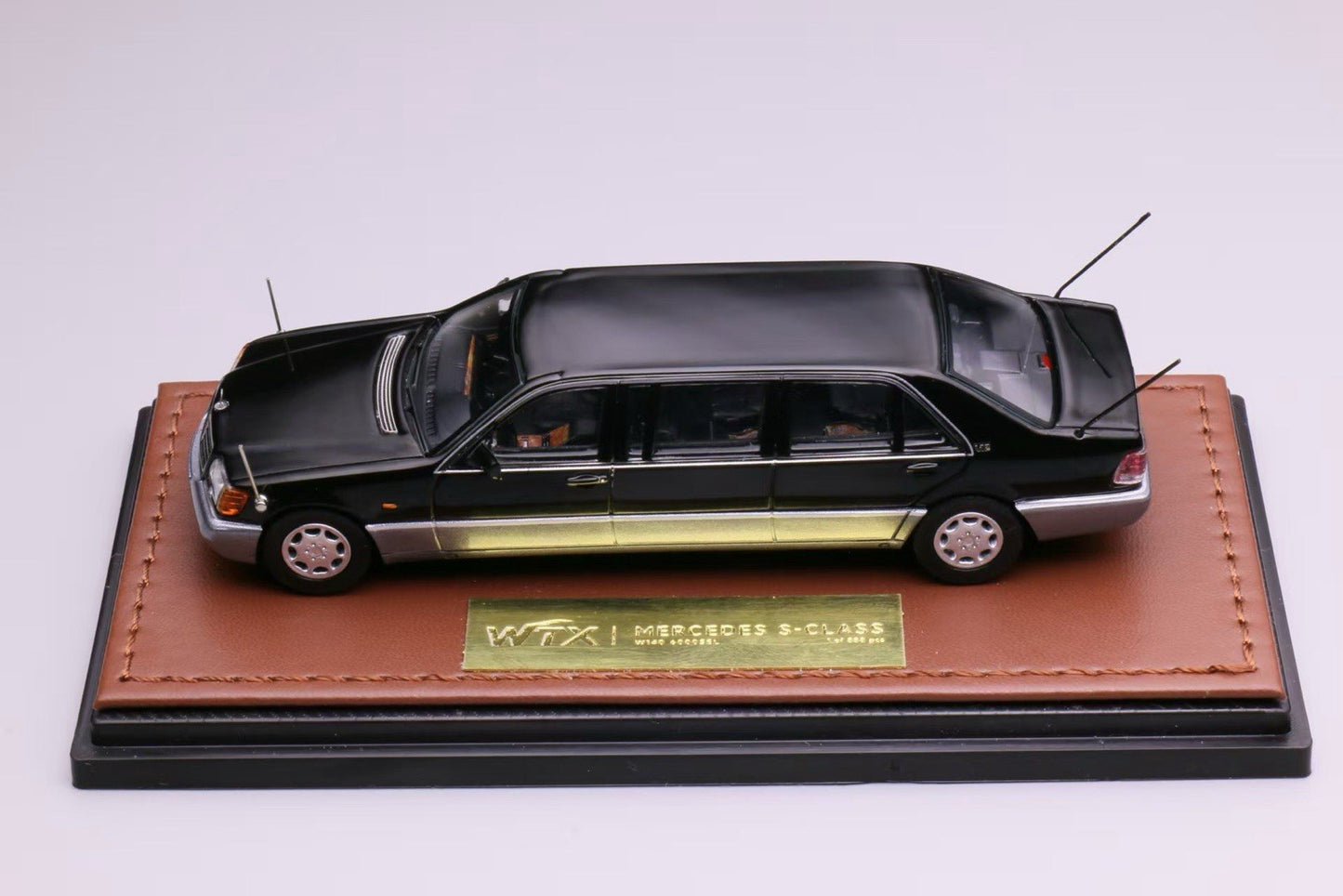 WTX 1:64 600SEL W140 "Tiger Head" Alloy Die - cast Collectible Gifts Toys Car Models