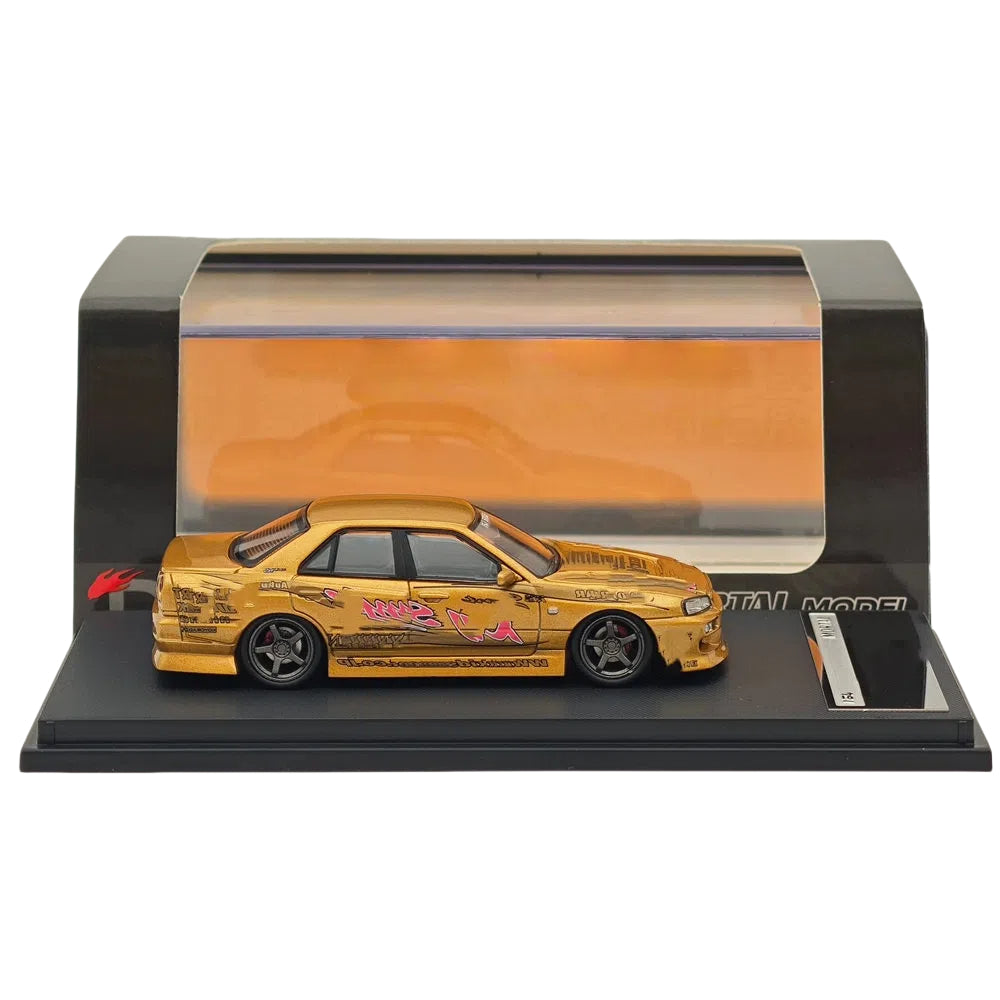 MORTAL 1:64 BLITZ D1 SKYLINE ER34 URAS K5-660R MODEL-J STYLE Drift Car Edition Miniature Diecast Toys Car Models Hobby Collection Gifts