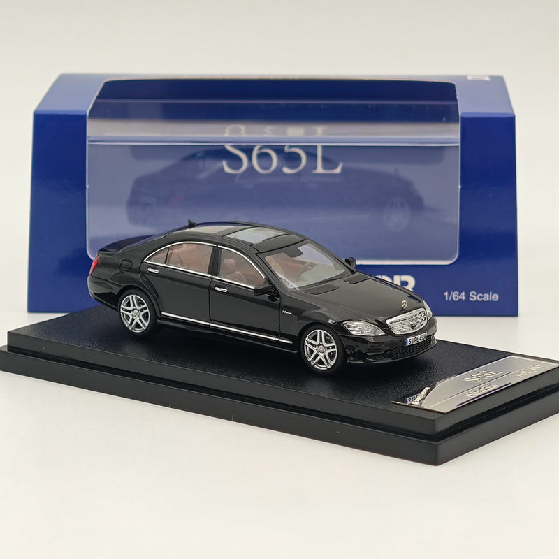 1/64 SW Mercedes Benz S Class S65L V12 Black Sedan Sports Diecast Models Car