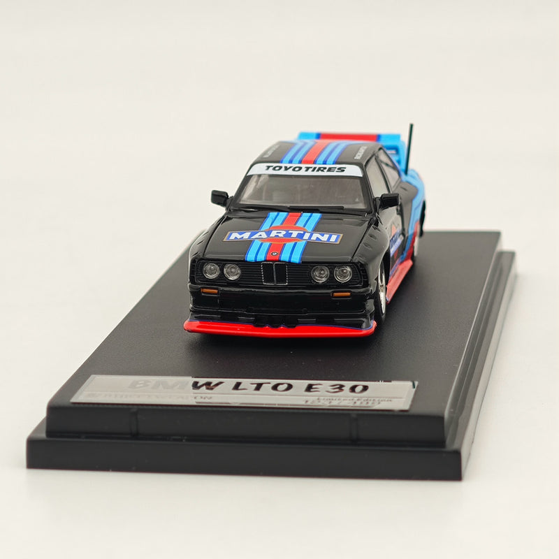 1/64 Street Weapon SW BMW LTO E30 M3 Martini Black Diecast Model Car Collection