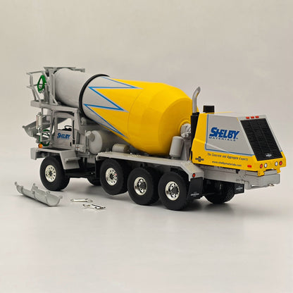 First Gear 1/34 Oshkosh Front Discharge Mixer Yellow 19-4245 Diecast Metal Replica Collection