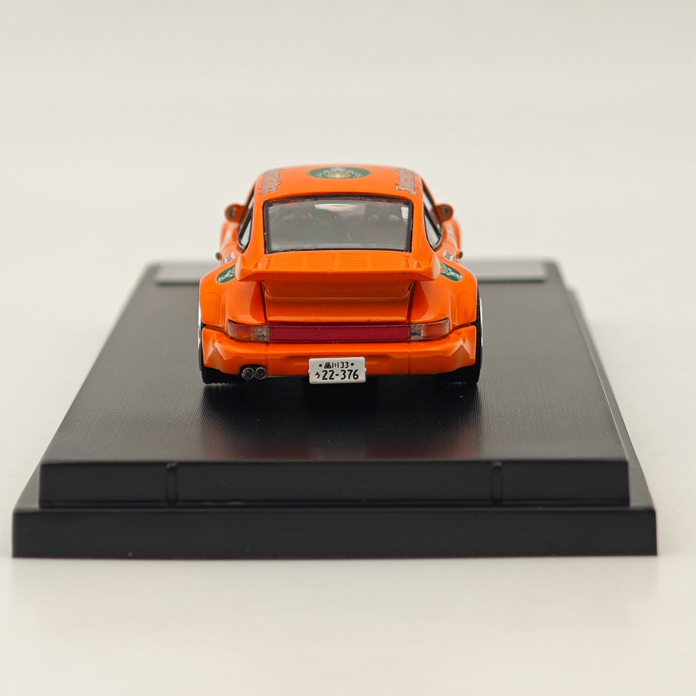 Master 1:64 Porsche 930 911 Turbo Black Bird Gulf Diecast Toys Modèles de voitures Collection Cadeaux Édition limitée 