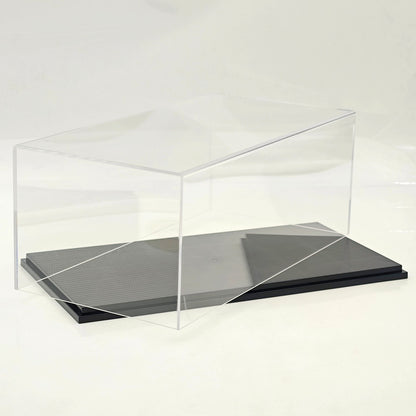 1:18 Diecast Model Display Box Acrylic Protector Dustproof Carbon Fiber Base