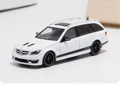 Flame 1:64 C63 V8 Edition 507 Wagon Travel Simulation Alloy Car Model