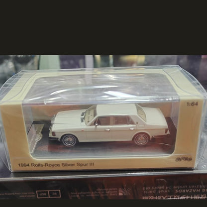 GFCC 1:64 Scale Silver Spur III Alloy Diecast Model Car Display Gift