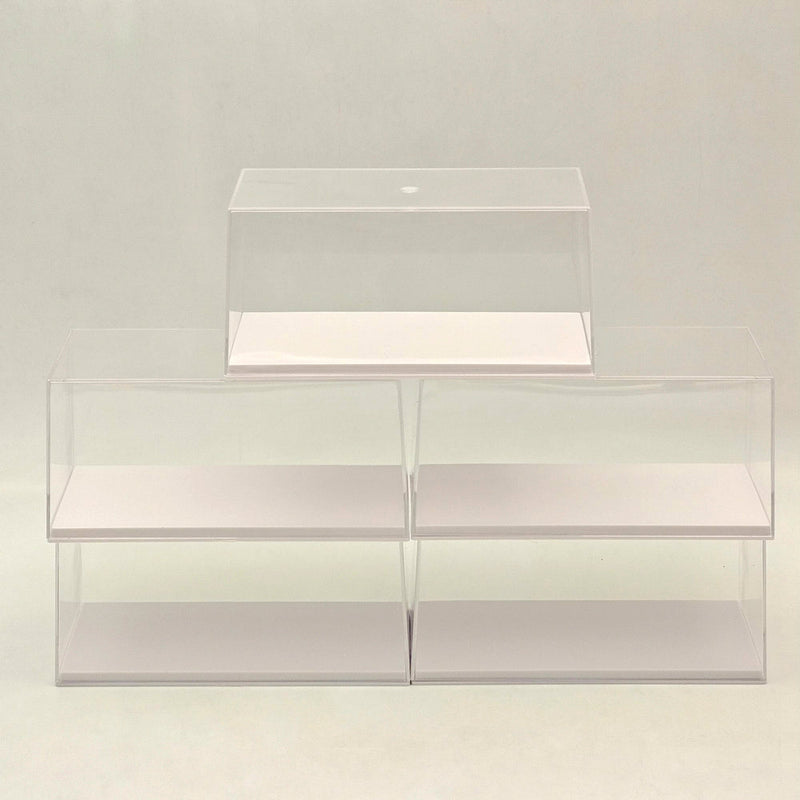 15.3cm 6'' Acrylic Boxes Display Case Stand Box Storing Transparent DustProof for 1:72,1:43 Scale Toys Car Models