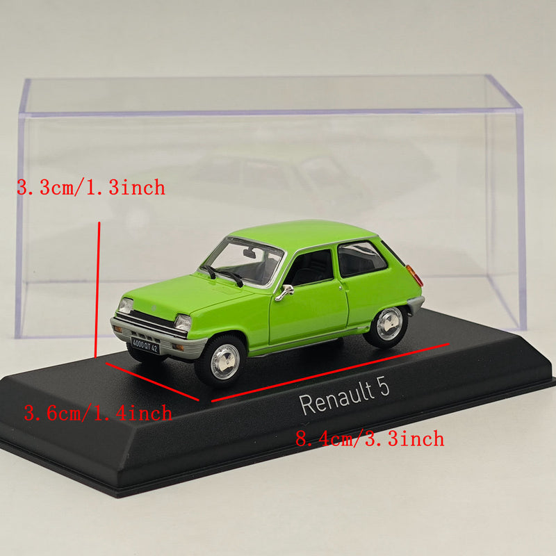 1/43 Norev RENAULT 5 TL 1972 Light Green Diecast Model Cars Limited Collection