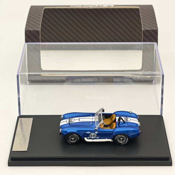 Fine works 1/64 Ford Shelby Cobra 427 Blue Power Cap Alloy Diecast Models Car