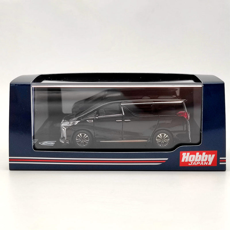 1/64 Hobby Japan Toyota ALPHARD (H30W) Customized Ver. Black HJ642012ABK Diecast Toys Car Gift