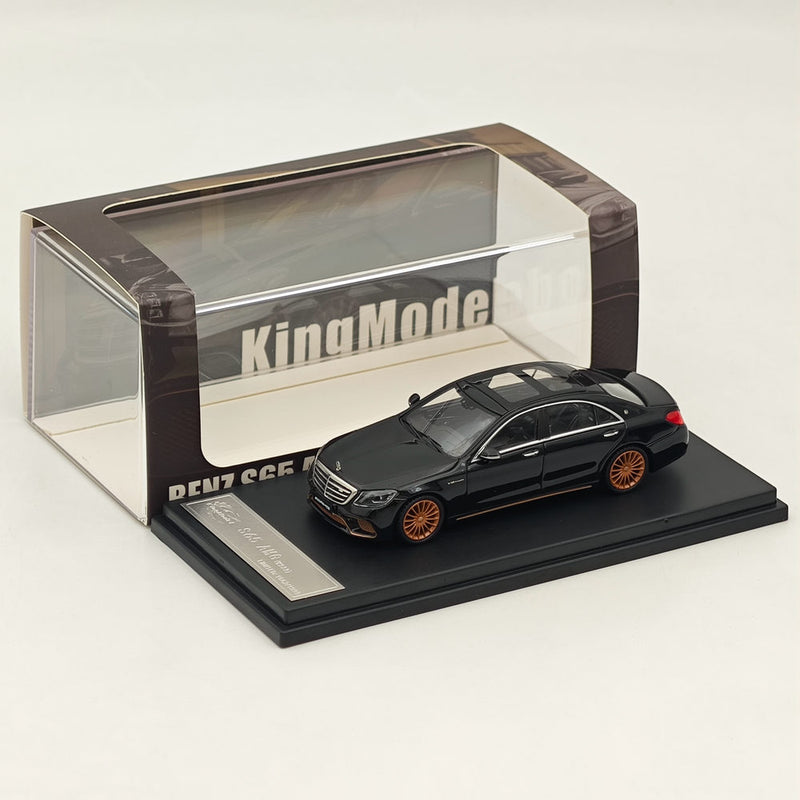 King Model 1:64 Mercedes-Benz S65L AMG W222 Sedan Final Edition Model Black