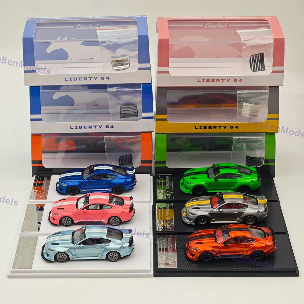 1:64 Liberty Mustang Clinched Widebody Muscle Sports Diecast Metal Car