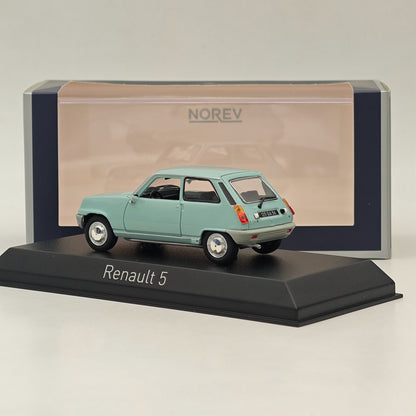 Norev 1/43 Renault 5 TL 1972 Clear Blue Diecast Model Cars Limited Collection