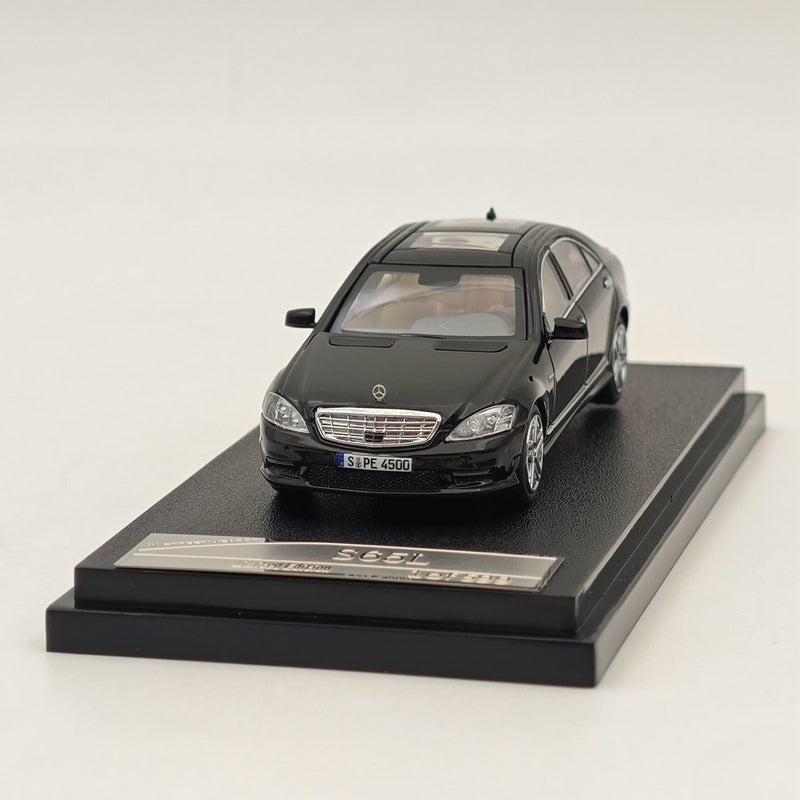 1/64 SW Mercedes Benz S Class S65L V12 Black Sedan Sports Diecast Models Car