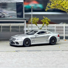 GUM 1:64 Mercedes Benz SL65 AMG Black Series5th R230 Alloy Car Model Gift Silver