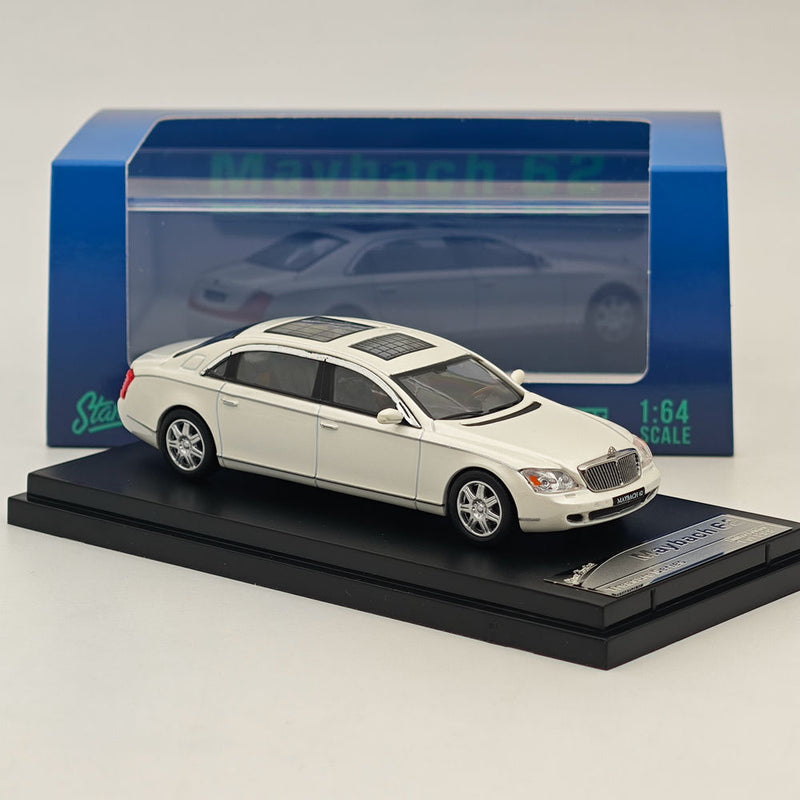 Stance Hunters 1/64 Mercedes Benz Maybach 62 White Diecast Models Car Collection